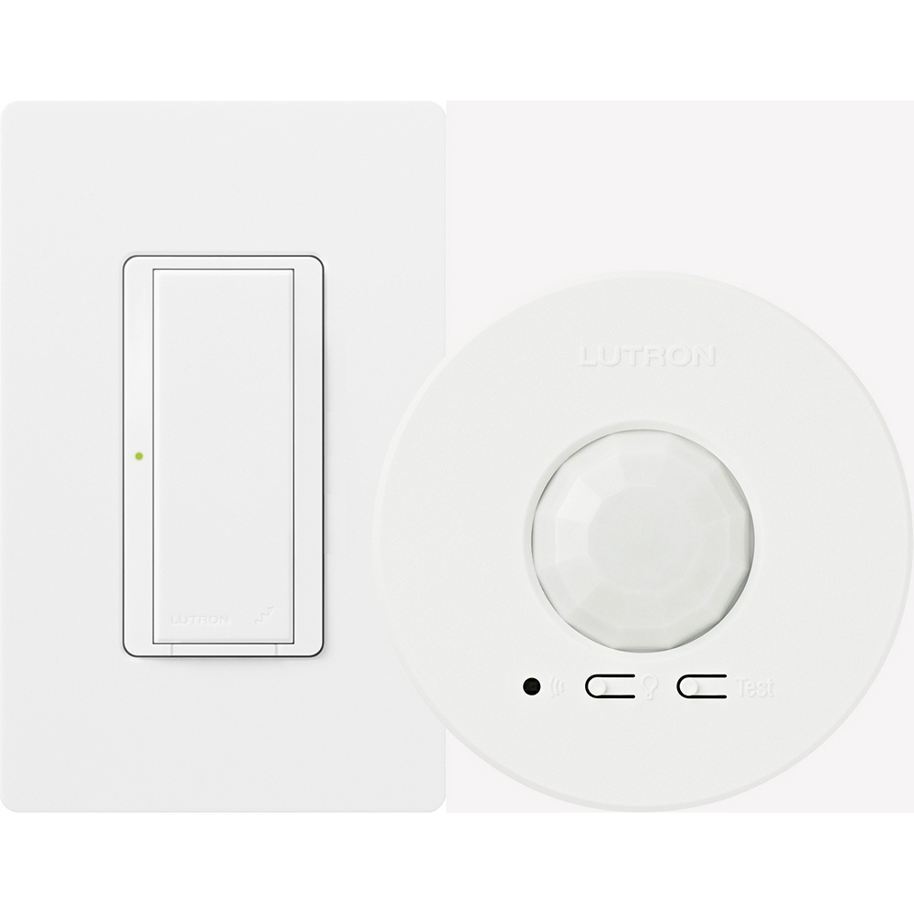 Maestro Wireless Simple Energy Retrofit package with 1 8A switch and 1 occupancy/vacancy sensor, wall-mount, Vive enabled