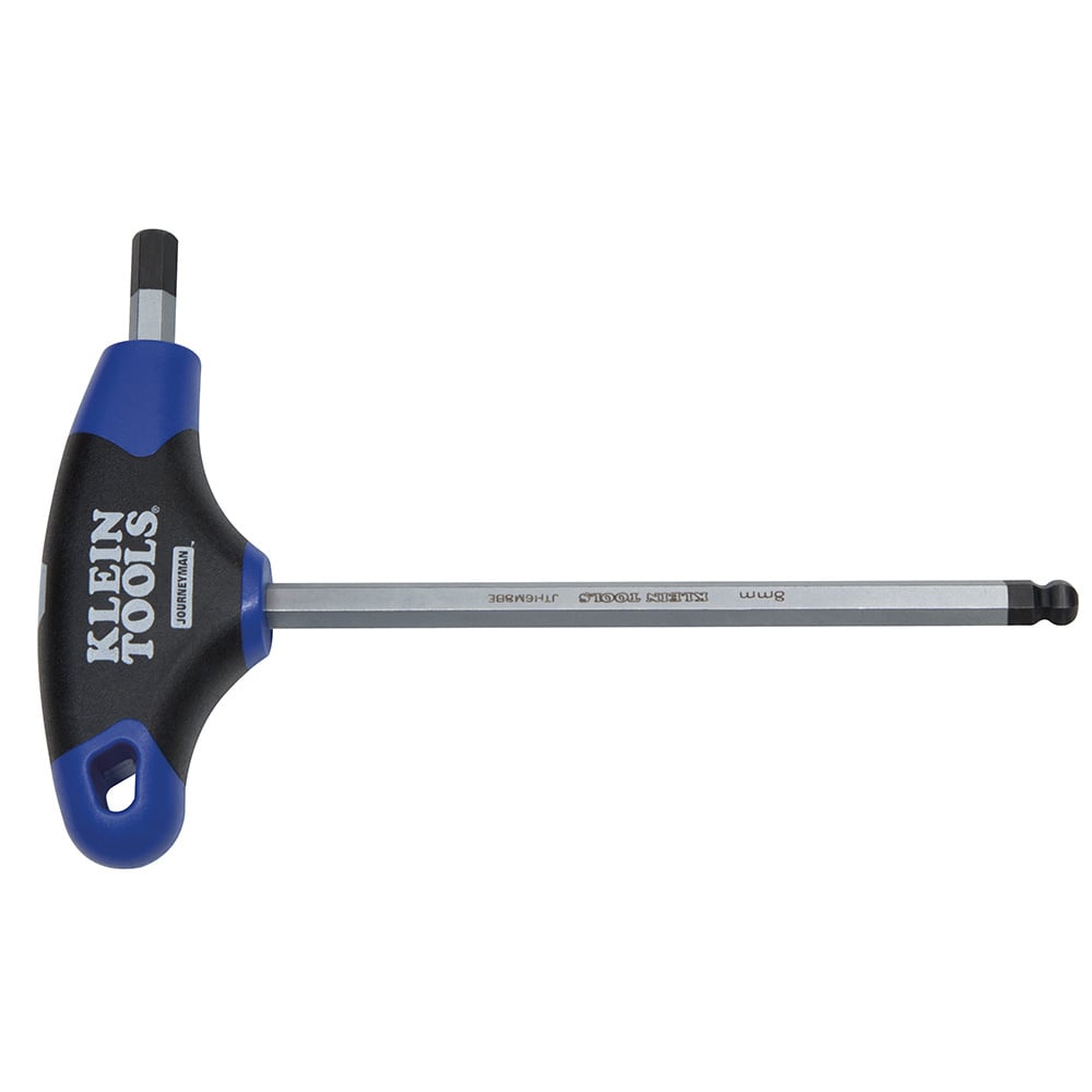 6 mm Ball-End Hex Key, Journeyman T-Handle, 6-Inch