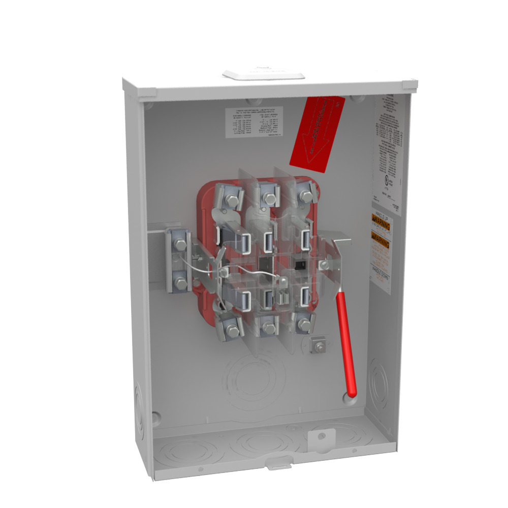 U4701-XL-BLG-PSEG 7 Term, Ringless, Small Closing Plate, Lever Bypass, 7-8 inch Barrel Lock Ground with Bracket Provision, Public Service Electric and Gas New Jersey