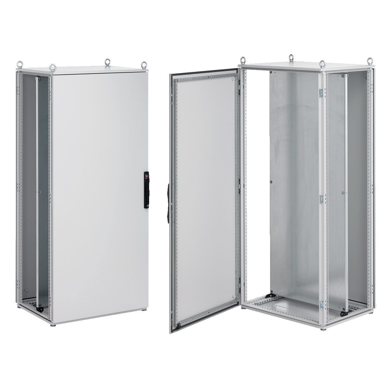 ProLine Industrial Packages Type 12 2-Dr, 2000x1600x500, Lt Gray, Steel