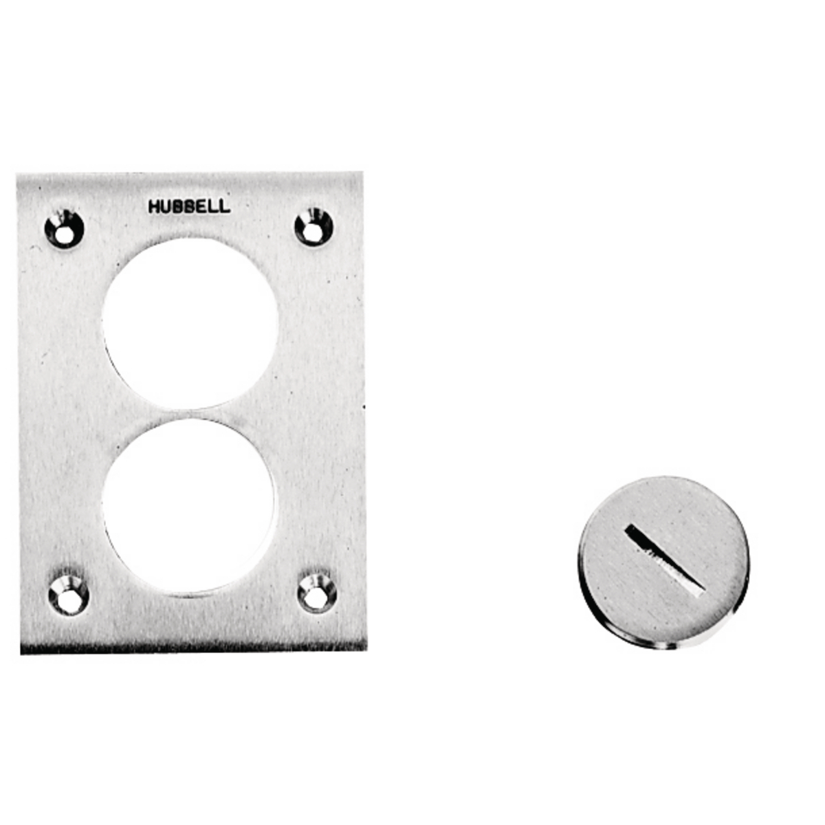 Flush Concrete Floor Box Flush Plug, 1"