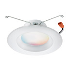 10 Watt - 5-6 in. LED Recessed Downlight - RGB & Tunable White - Starfish IOT - 120 Volt - 800 Lumens - JA8