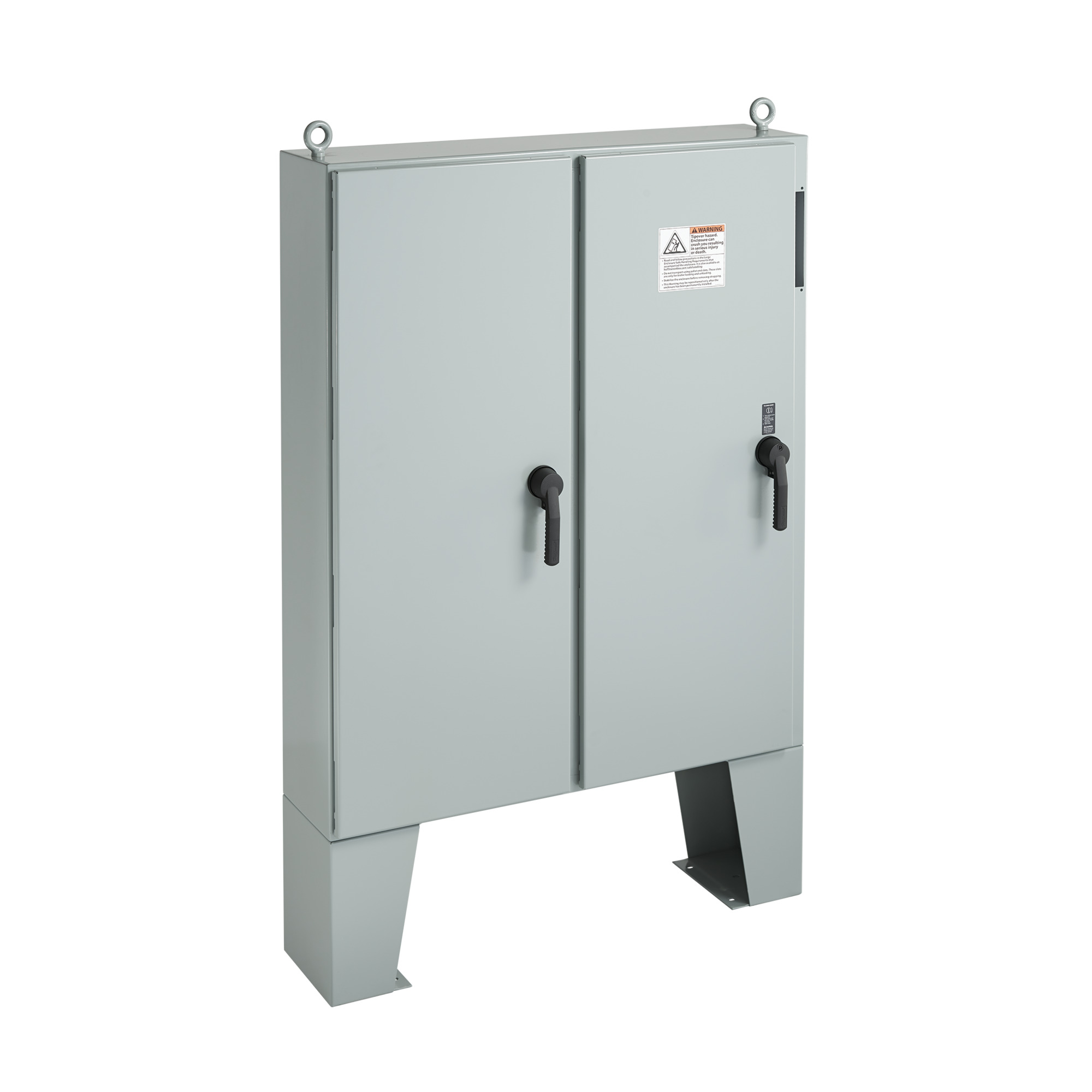 Floorstand Disconnect 2Dr Gray Inside Type 12, 60.12x49.75x18.12, Gray, Steel
