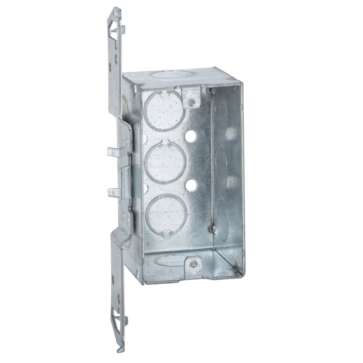 4 In. x 2 In. Handy Bx. 2-1/8 In. Dp. Welded w/Conduit KO's TS Brkt1/2In. Setback