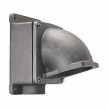 Eaton Crouse-Hinds series AJ back box, 60A/100A/150A, One hub, Cast aluminum, 2"