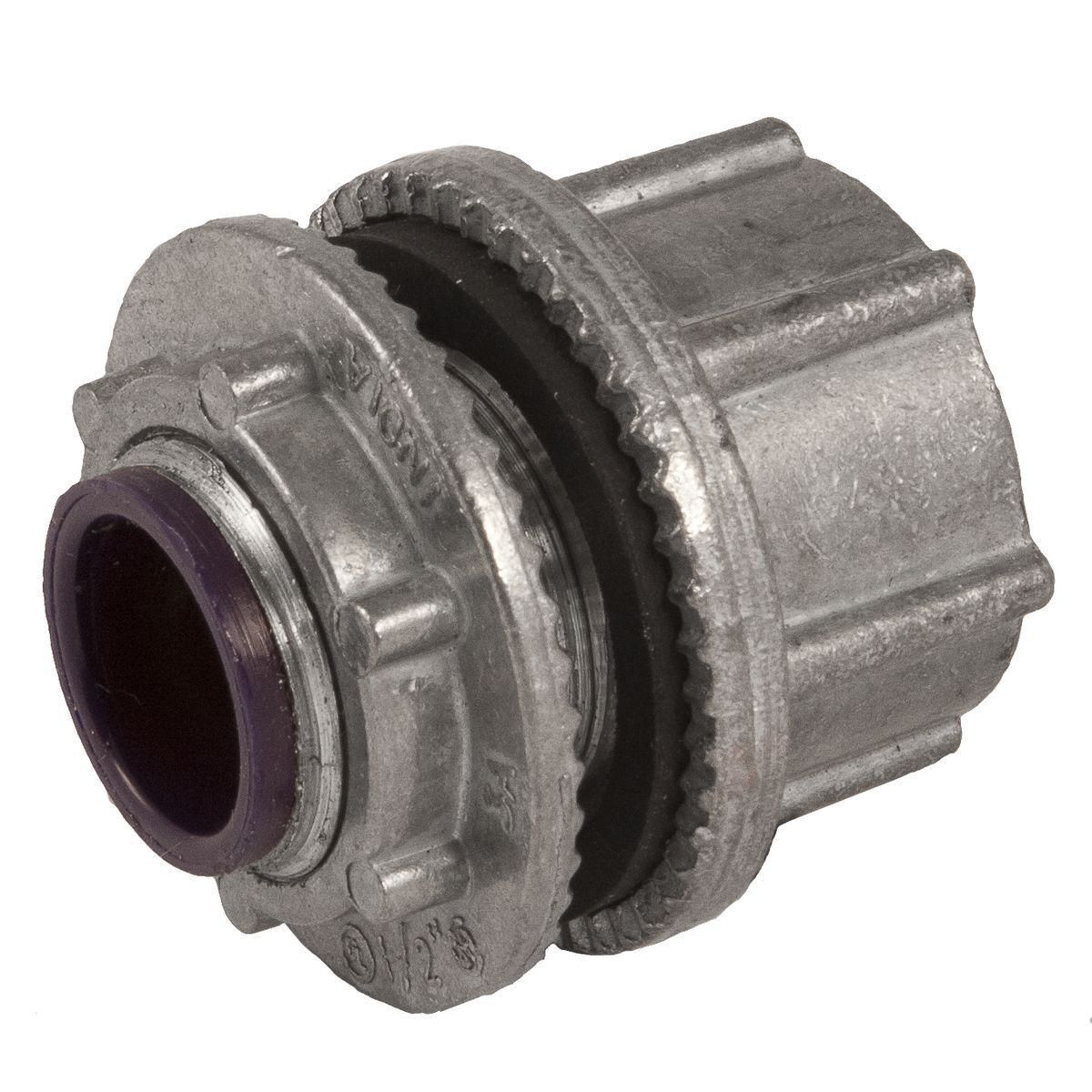 Conduit Hub, Insulated Throat Die Cast Zinc, 3 In. Trade Size