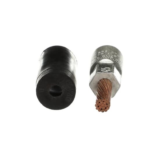 Aluminum Pin Adapter Terminal, Wire Size 2 Str, Tin Plated, Die Color Code N/A