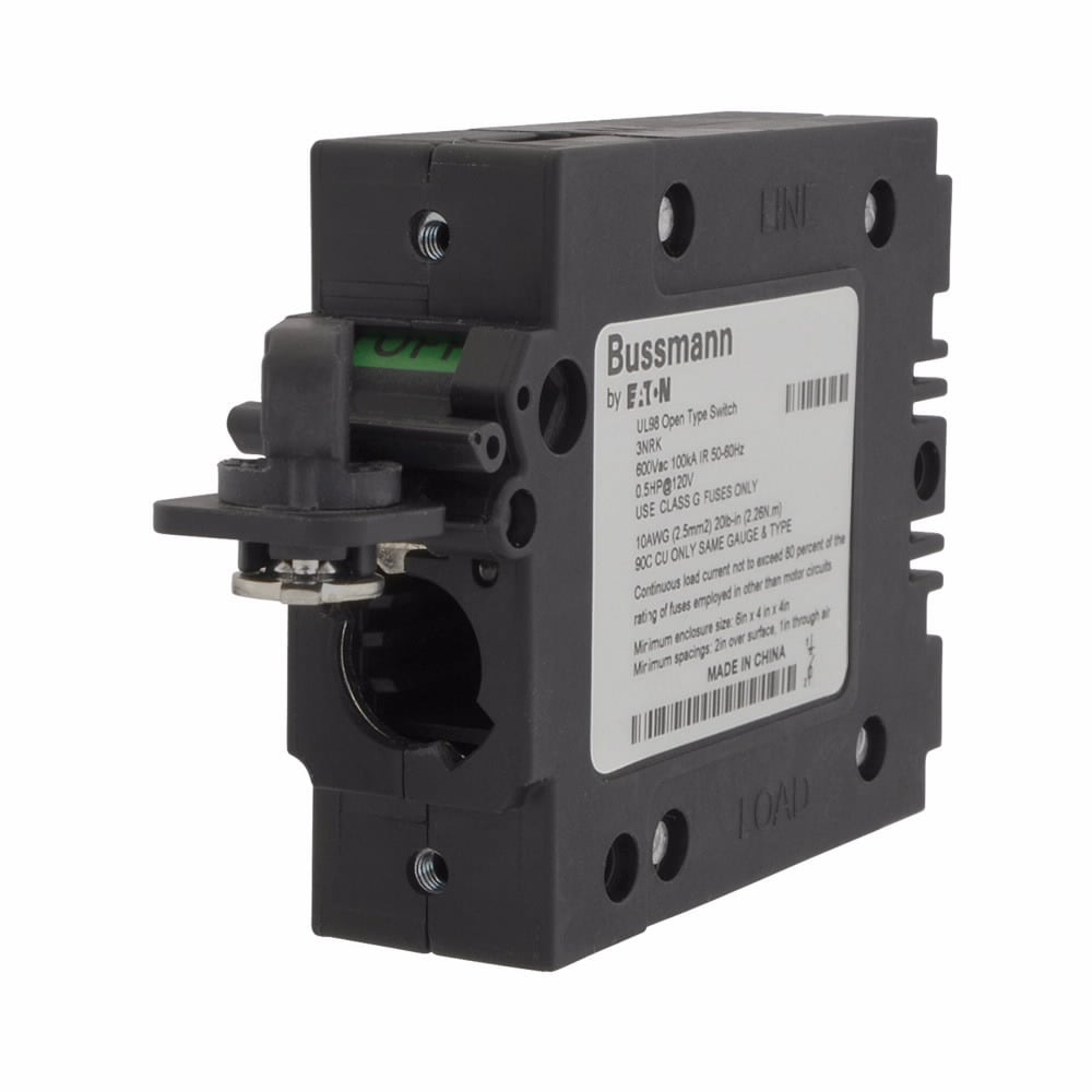Eaton Bussmann series CCP compact circuit protector, 600V, 30A, Screw, Three-pole, Class CC