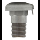 Eaton Crouse-Hinds series ECD standard breather, Stainless steel with aluminum cap, 1/2"