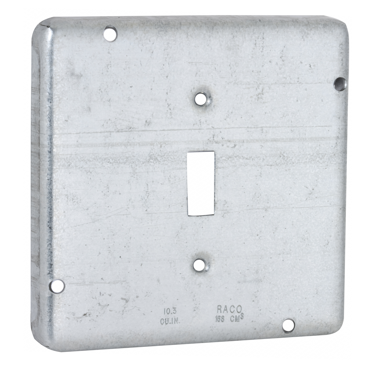 4-11/16 In. Square Exposed Work Covers, 1 Toggle Switch