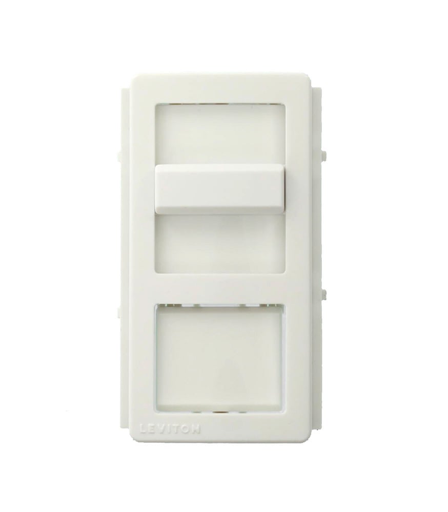 Illumatech Color Conversion Kit, Snap-On White Frame with Slider and Non-Lighted Push Button