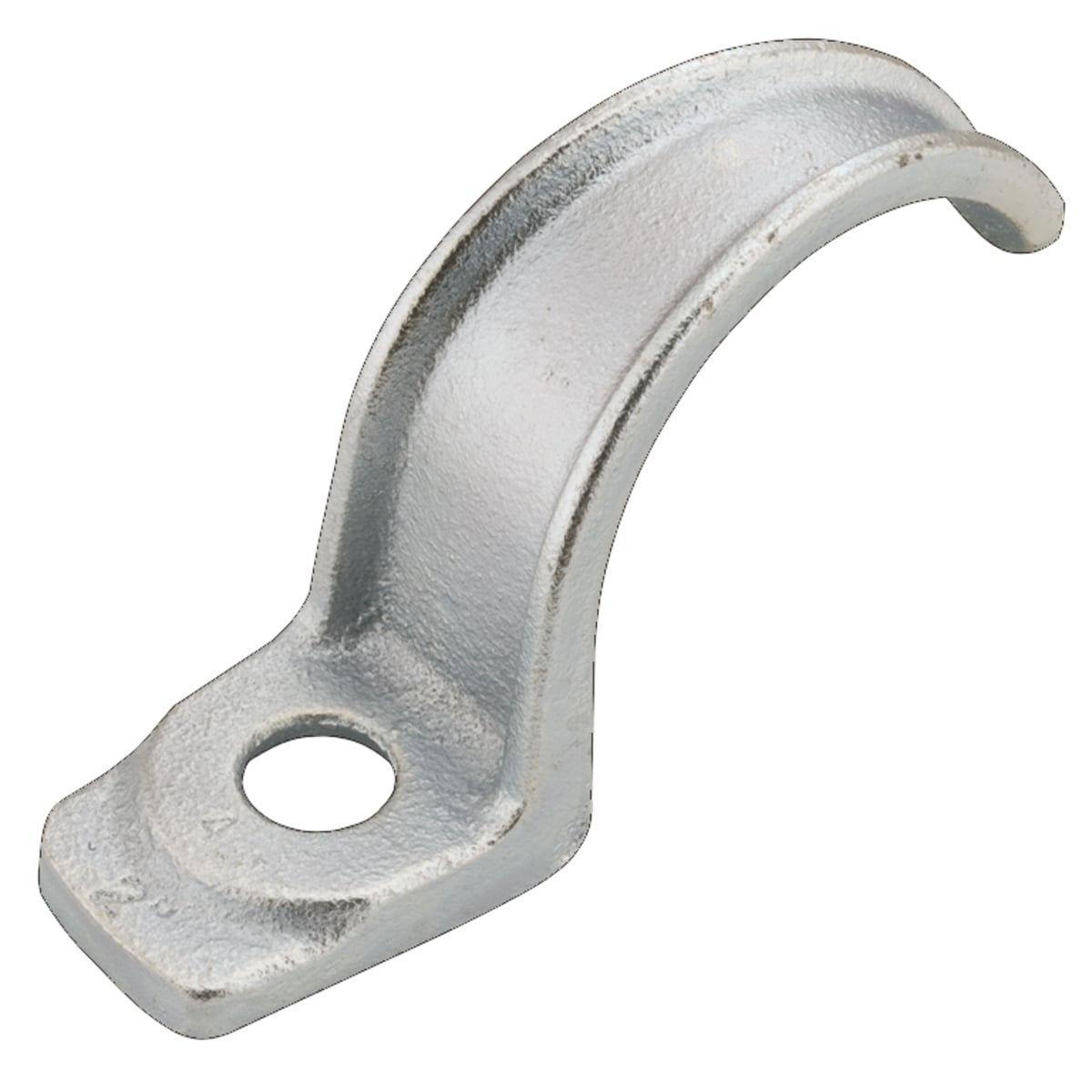 One Hole Straps Malleable Iron, 2 In. Trade Size