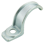 One Hole Straps Malleable Iron, 2 In. Trade Size