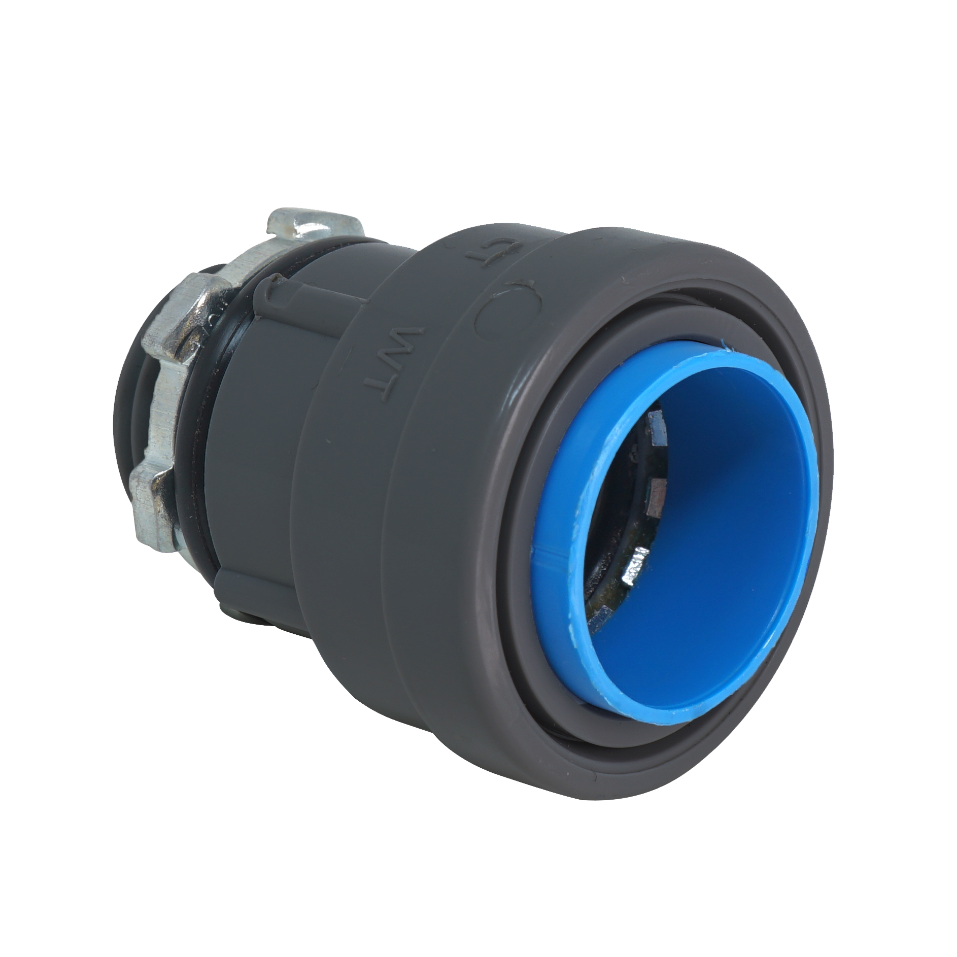 SIMPush, push-to-install couplings are used to connect PVC conduit without adhesive quickly, firmly, and without tools. These robust connections are rated for direct burial, watertight and concrete tight.