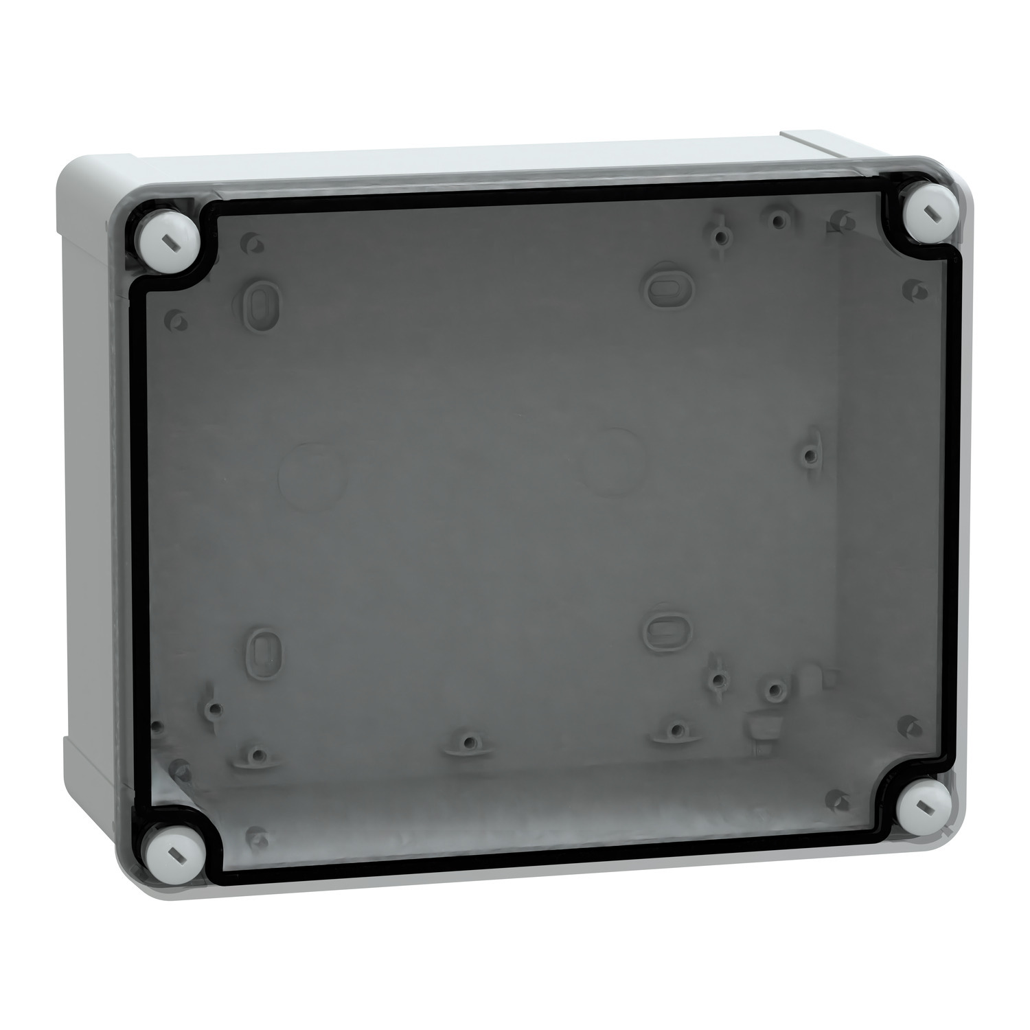 PC box IP66 IK08 RAL7035 Int.H225W175D100 Ext.H241W191D128 Transp.cover H20