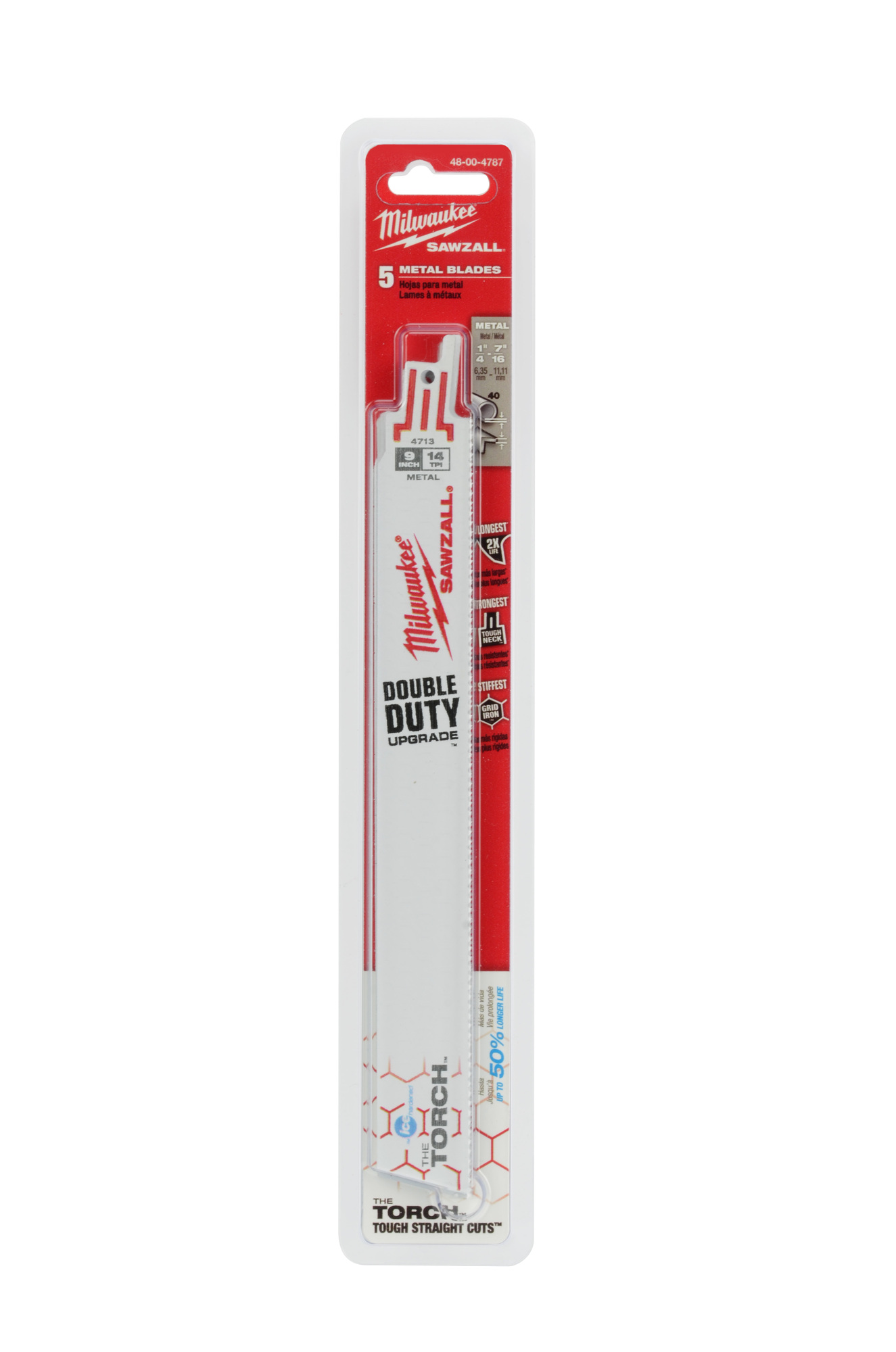 9 in. 18 TPI THE TORCH Ice Hardened SAWZALL Blades 5PK