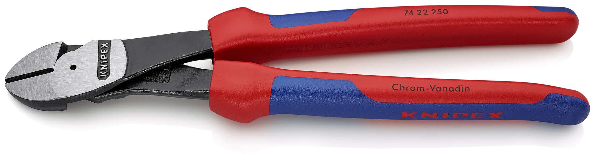 High Leverage 12° Angled Diagonal Cutters, 10 in., Multi-Component
