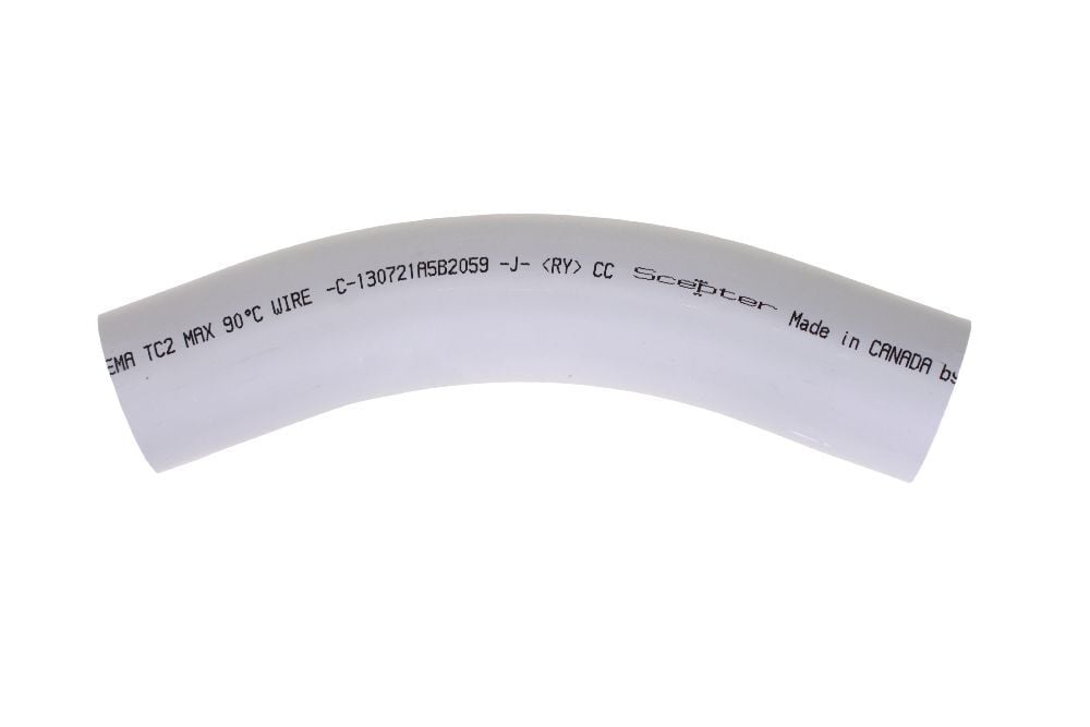 2"x45D PVC STD ELBOW SPxSP SCH40 SCEPTER/KRALOY