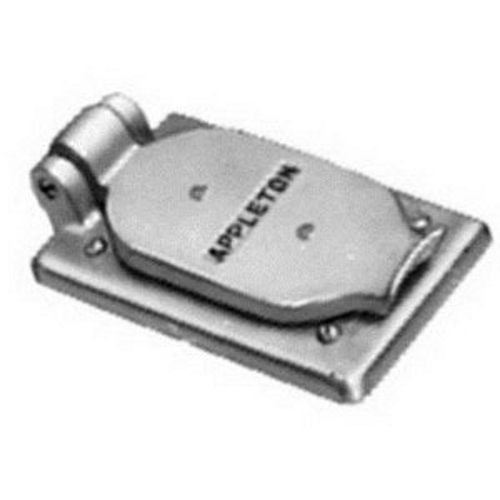COVER VAPOR PROOF 1 GANG FLAT