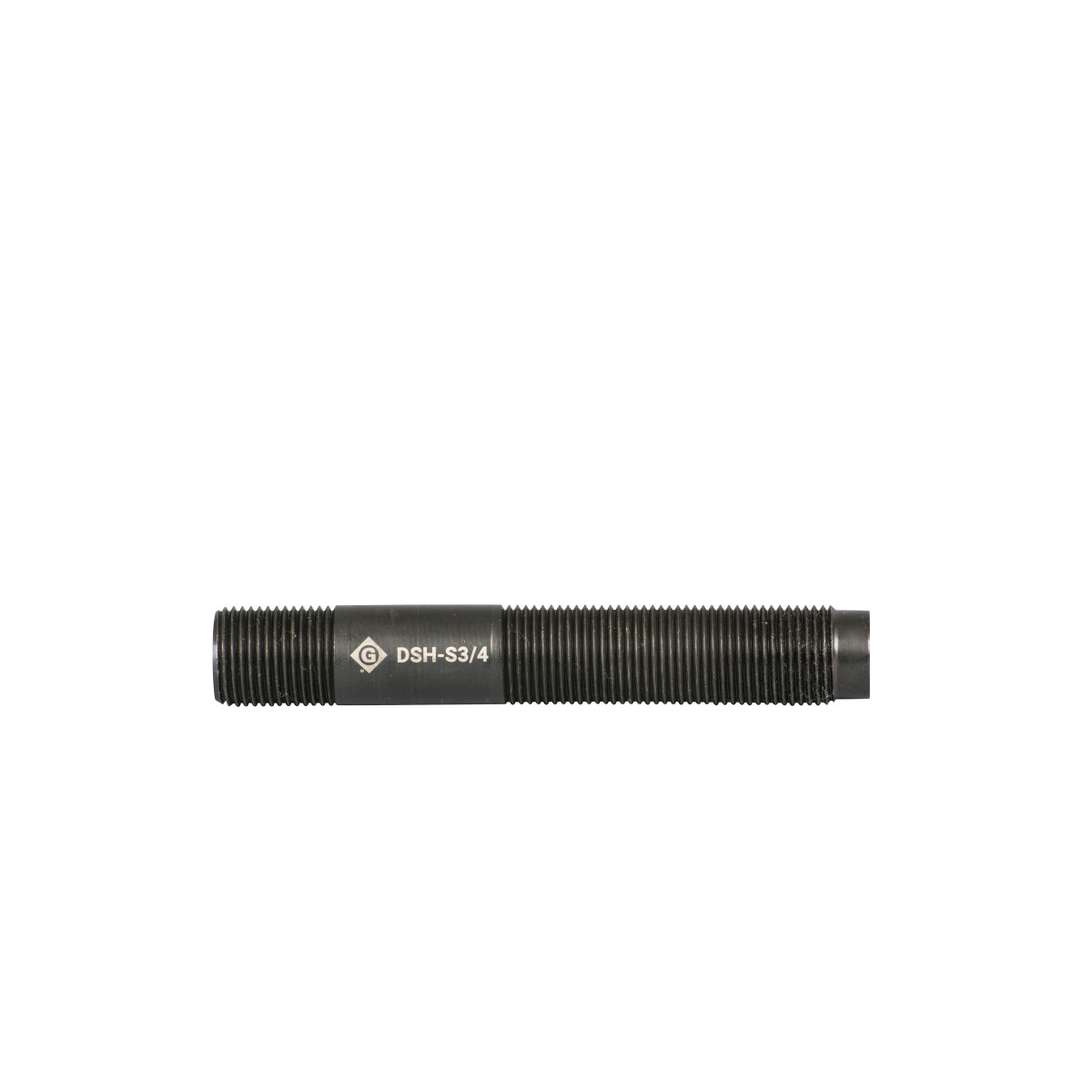 Easy threading - "dog point" tip helps eliminate cross-threading.  Hex key access for easy removal from tool.  Laser markings for quick part identification.  Use with Greenlee battery-hydraulic knockout drivers or 746A ram.  Use with Greenlee punches and dies.  Made in the USA.  Replaces 31872