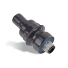 PVC Coated STE Series Fittings for Ordinary Locations, Hub Size 1 Inch/27 Metric, Strip Length 1.25 Inch, Gland Torque 700 Pounds Per Inch, Range Over Jacket Minimum .95 Inch - Maximum 1.38 Inch, Range Over Armor Minimum 0.87 Inch - Maximum 1.30 Inch, A1:throat Diameter Minimum with End Stop .79 Inch, A2: Throat Diameter Minimum without End Stop 1.04 Inch, Gray