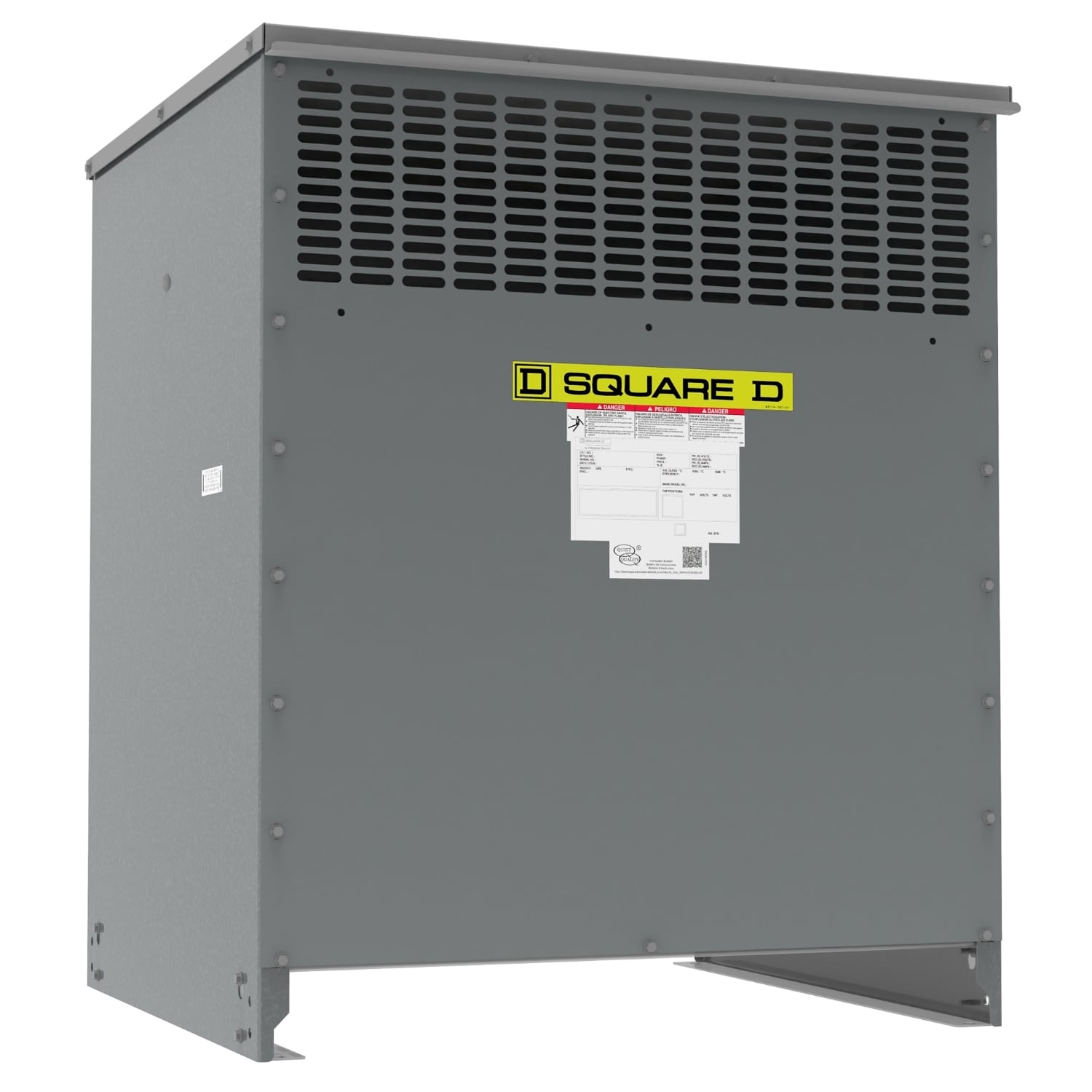 Transformer, dry type, DOE 2016, 150kVA, 3 phase, 480V delta primary, 208Y/120V secondary, 22M, 150C rise