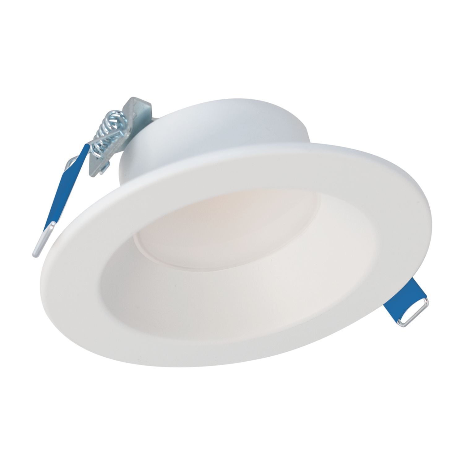 4" Canless LED Downlight, 800 Lumens, Round, UNV 120-277, 50/60Hz, Dual Dim with 0-10V and Phase Cut options for 100 percent to 5 percent dimming