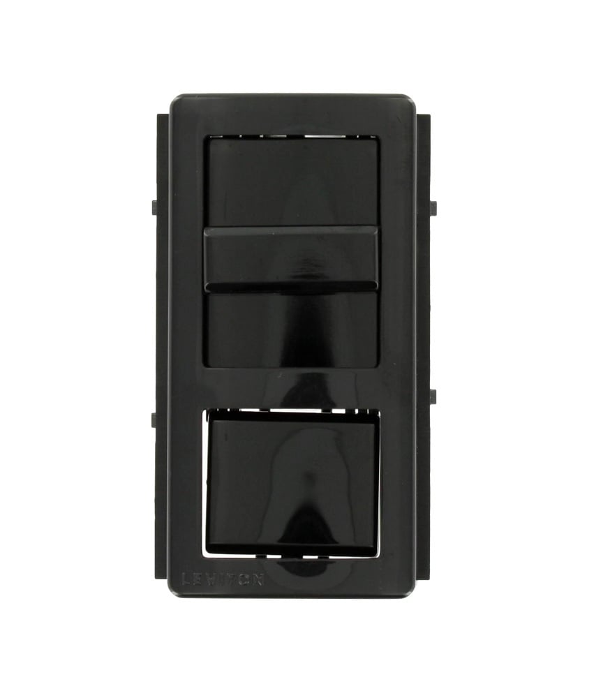 Illumatech Color Conversion Kit, Snap-On Frame with Slider, and Non-Lighted Push Button, Black