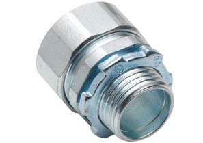 2" Made in the USA Steel Rigid Conduit Compression Connector