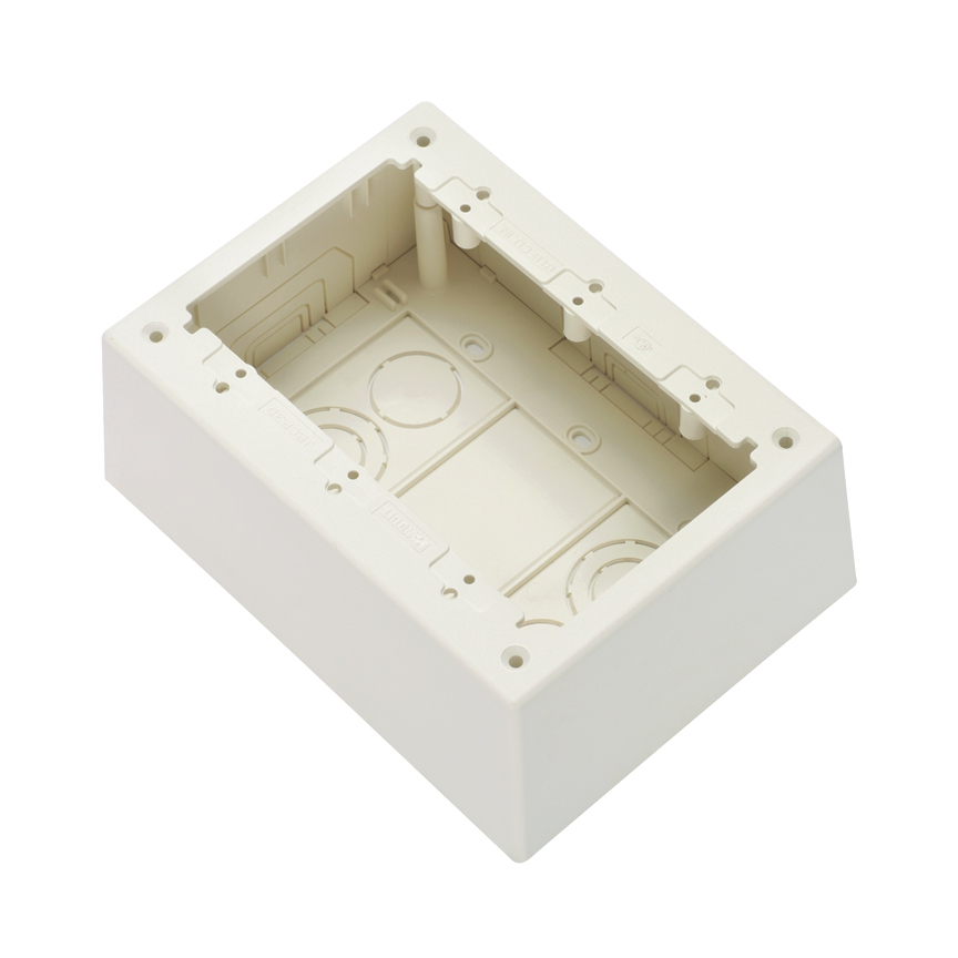 3-Gang Junction Box, Non-Metallic, Inter