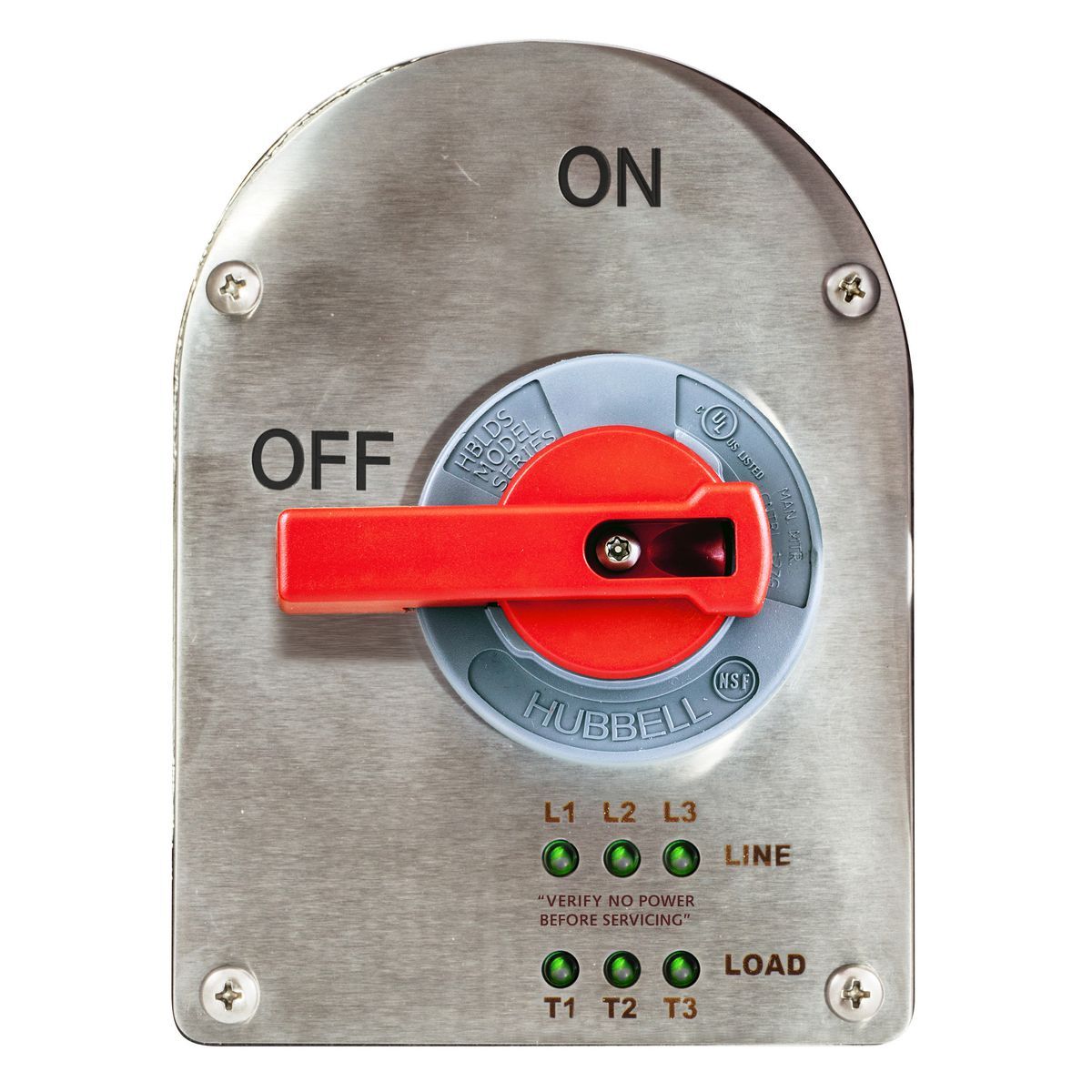 Disconnect Switch Sloped Replacement Cover with LED Indication 30A NEMA 4X
