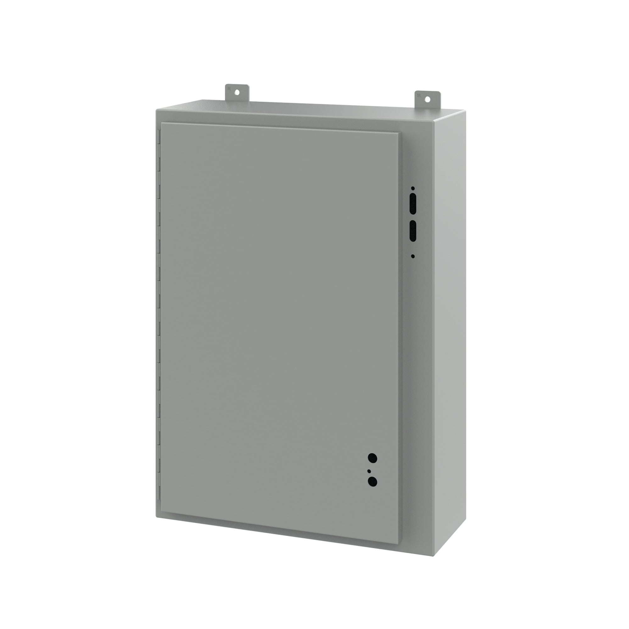 Disconnect Enclosure without Handle Type 12, 30.00x21.38x8.00, Gray, Steel