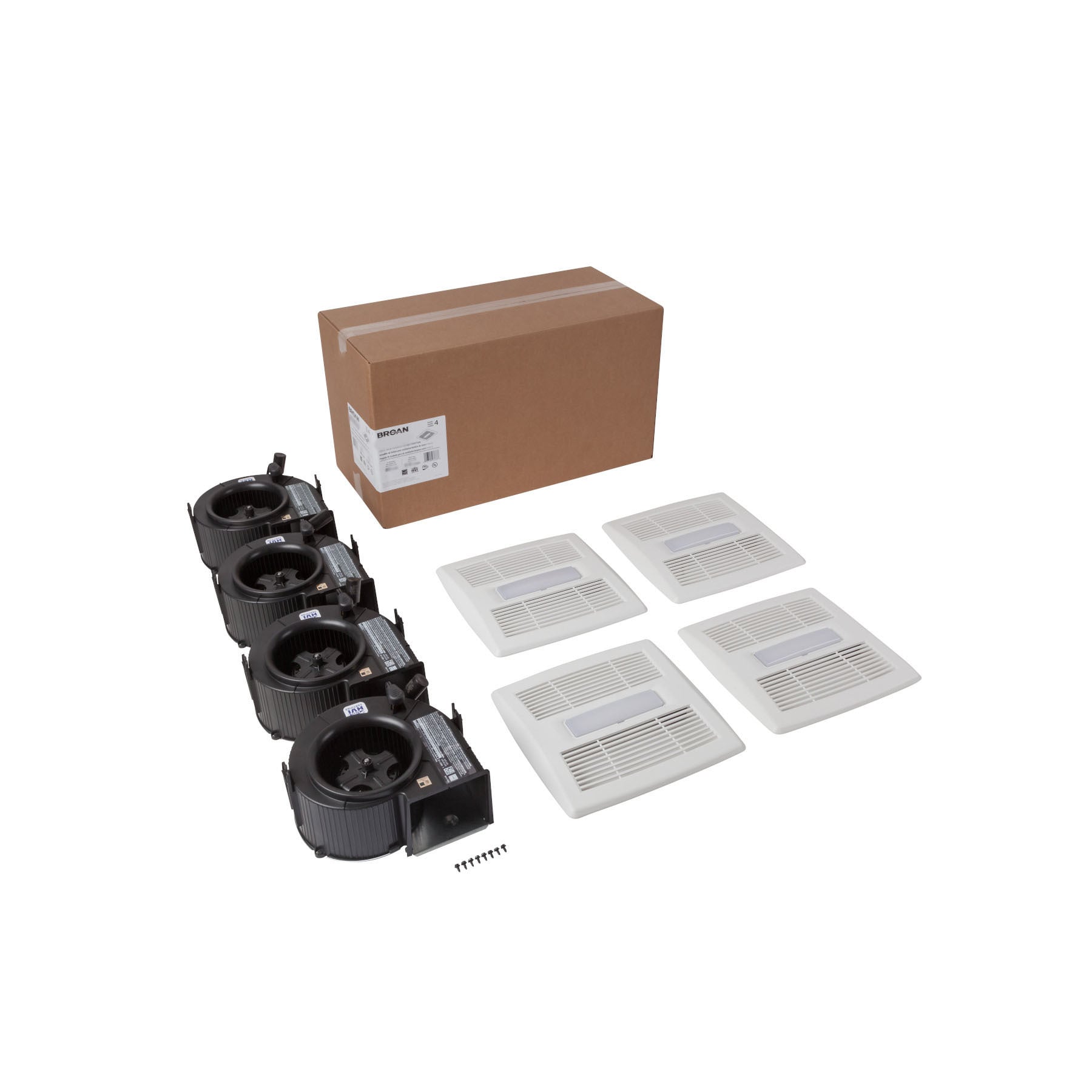 AE80BLF1 Flex Ventilation Fan with Light Project Pack, 80 CFM, 0.7 Sones, Energy Star