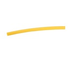 Thin-Wall Heat Shrinkable Tubing, Yellow Cross-Linked Polyolefin, 1/16 Inch, Shrink Ratio 2:1, Length 100 Feet, Operating Temperature -55 to 135 Degrees Celsius, Non-Lined
