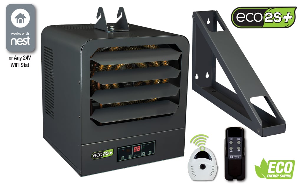 KB ELECTRONIC 2-STAGE UNIT HTR,240V 15KW 1PH, W/ FUSE BLK, 24V CONTROL, W/ REMOTE SENSOR