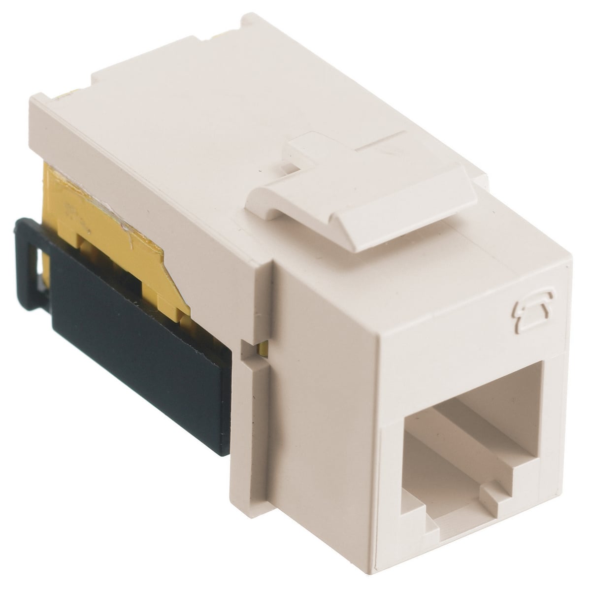 Net Select, Jack, USOC, 6-Position, Electric Ivory