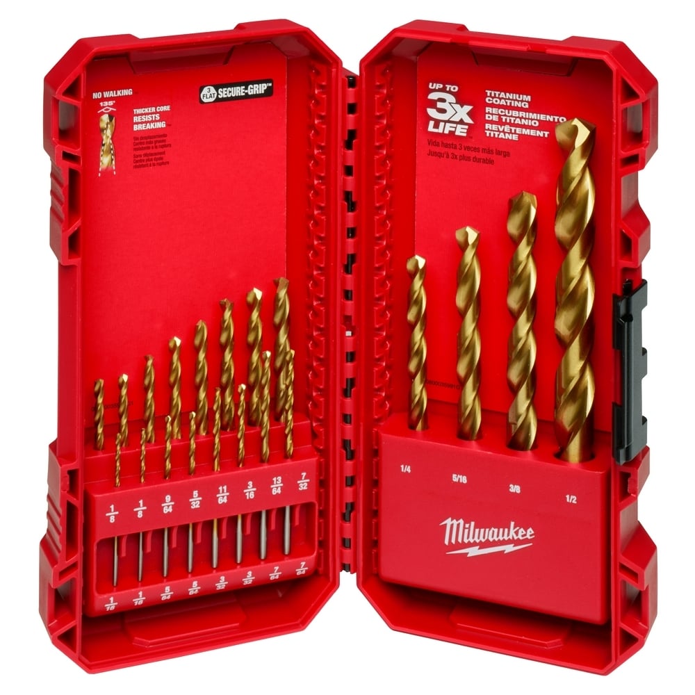 THUNDERBOLT Titanium Drill Bit Set  20PC