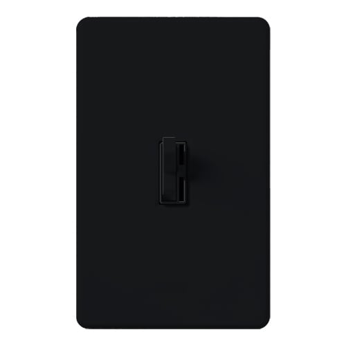 Ariadni Dimmer, Incandescent/Halogen, Single-pole, preset, 120V/1000W in black