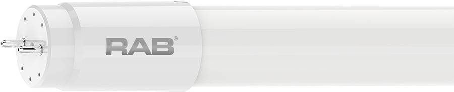 T8 LED Glass 4Ft Type B 15W, 5000k, 1800Lm , Single end