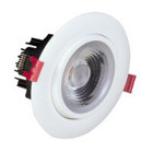 4-inch LED Gimbal Recessed Downlight in White, 3000K