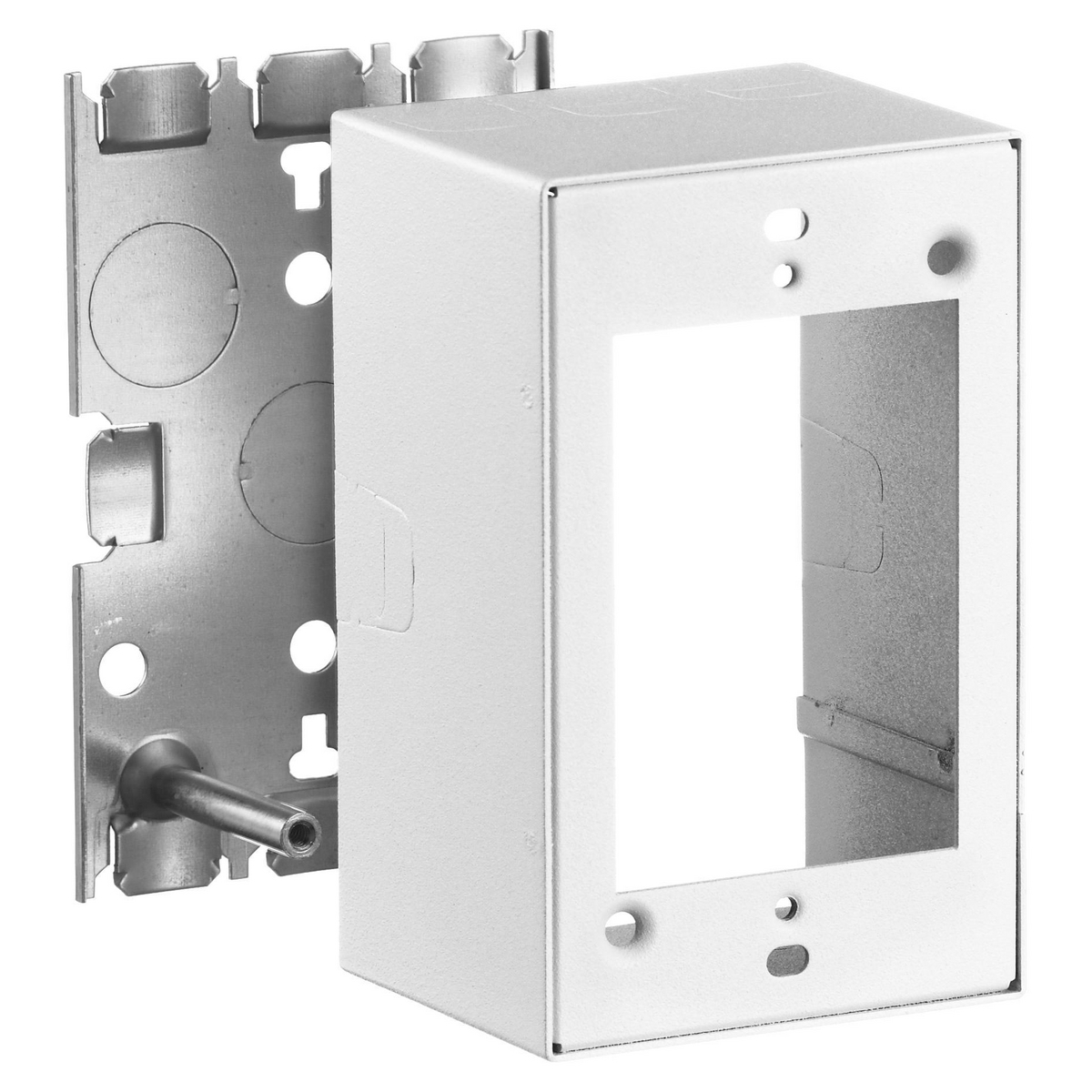 Metal Raceway, Box, 1-Gang, Deep, HBL500/700/750 Series, White