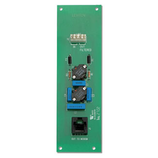 DSL Filter Board, designed for  Structured Media enclosure