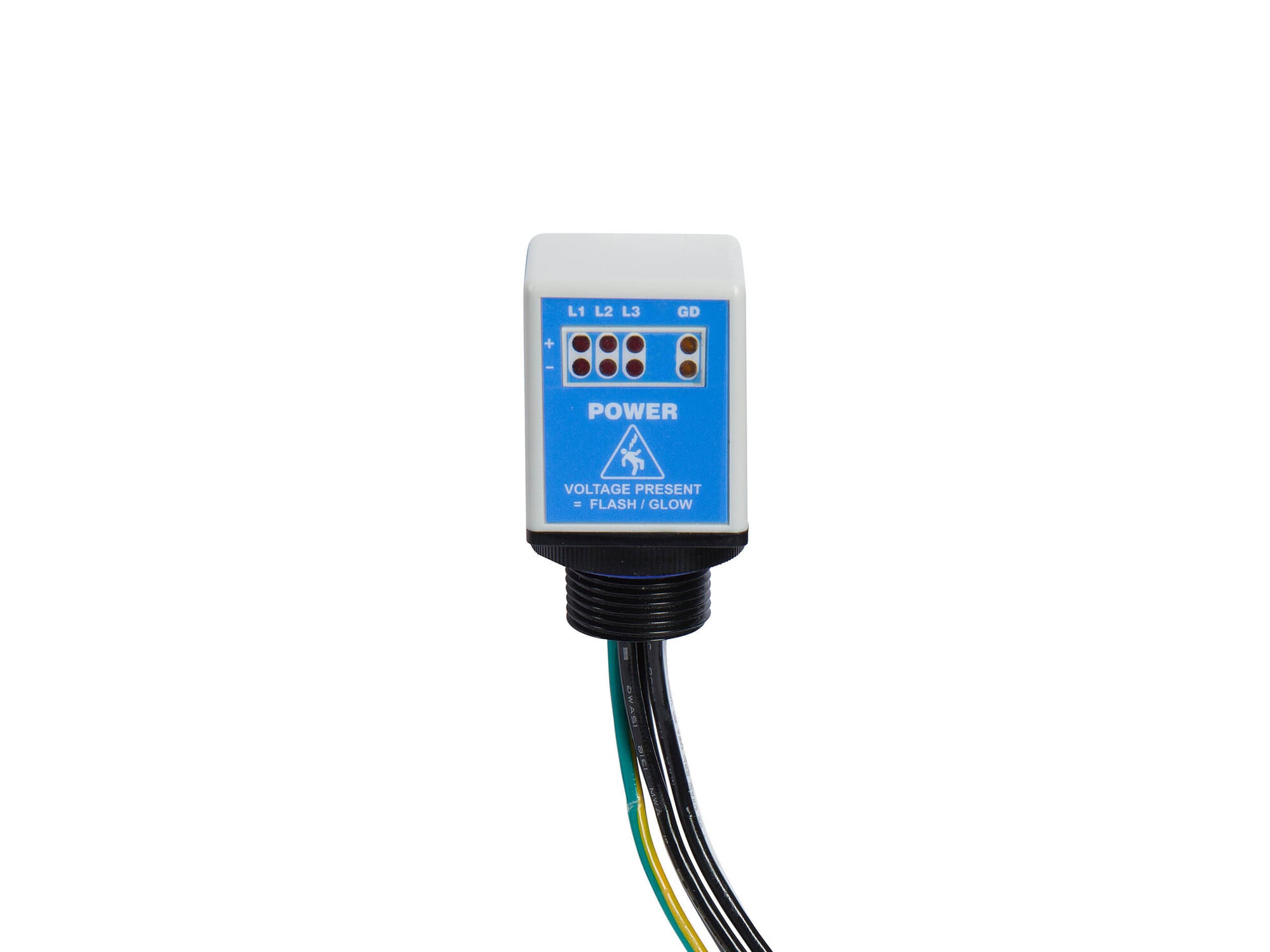FLEX MOUNT VOLTAGE INDICATOR WITH FLASHING LEDS