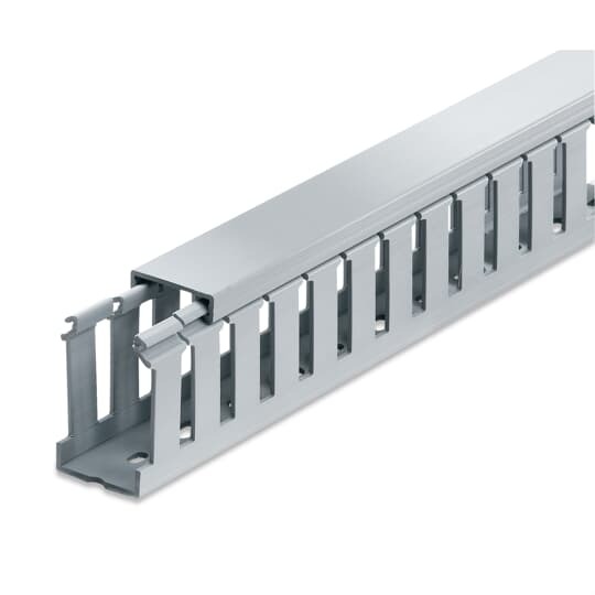 Wiring Duct Wide Slot, 1.5 Inches x 2 Inches, White PVC