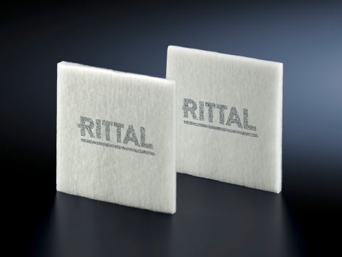 Fine filter mats, for fan-and-filter units