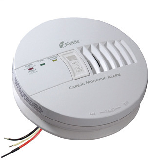 21006406 Carbon Monoxide Alarm with 9V Battery Backup, Hardwired