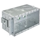 Hubbell Wiring Device Kellems, Boxes and Covers, Gangable Wall Box, 4-Gang, 4" Depth, 2" KOs