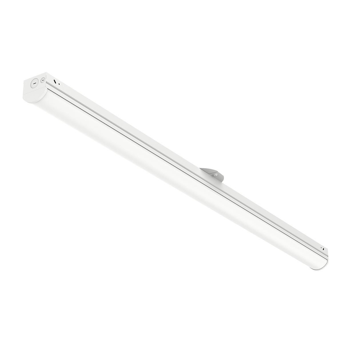 4' LED Striplight, 4400/4850/5300 Switchable Lumens,
3500/4000/5000K Switchable CCT, 0-10V dimming,
120-347V