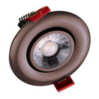 3-inch LED Gimbal Recessed Downlight in Oil-Rubbed Bronze, 3000K
