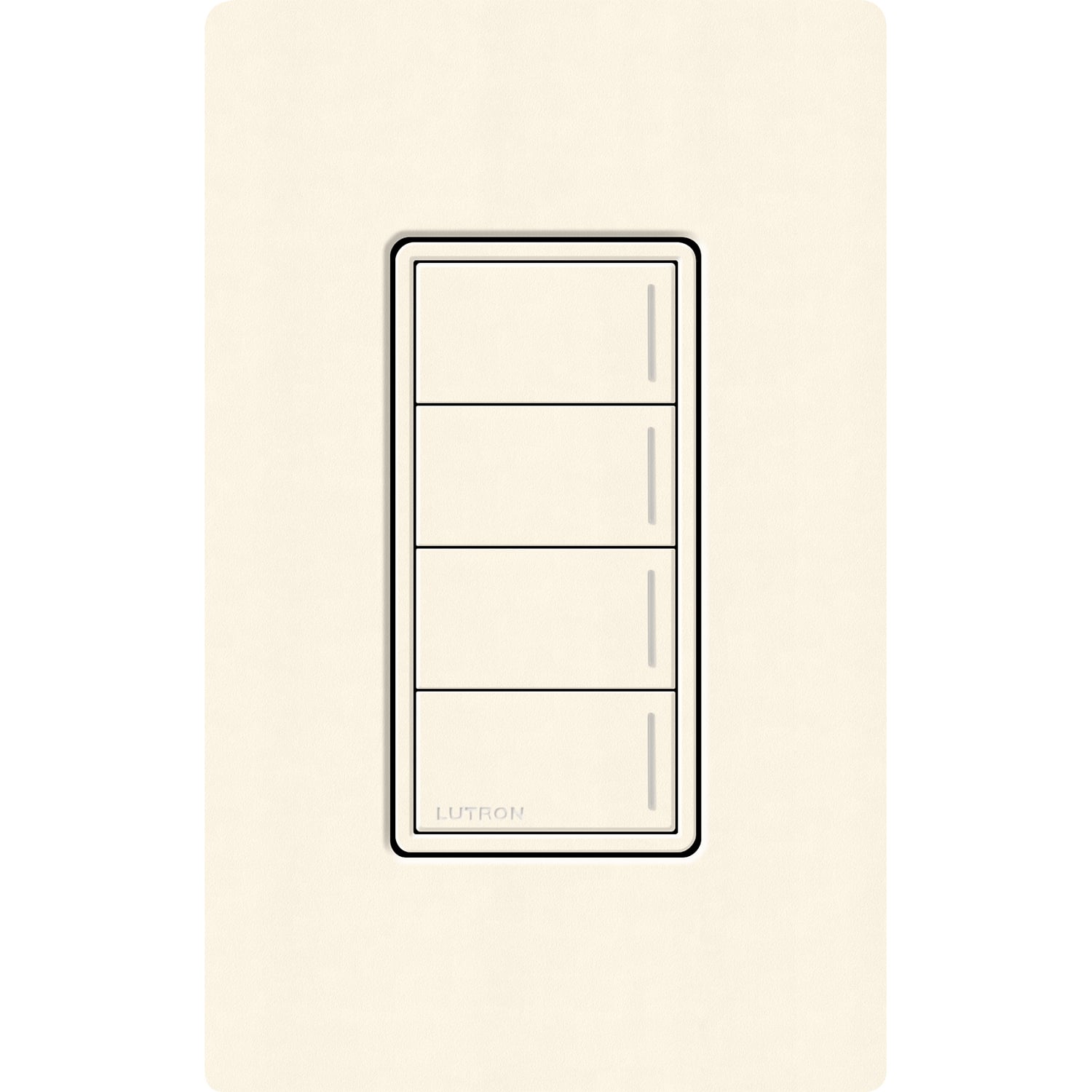 Lutron RadioRA 3 Sunnata RF 4-Button Keypad- Biscuit